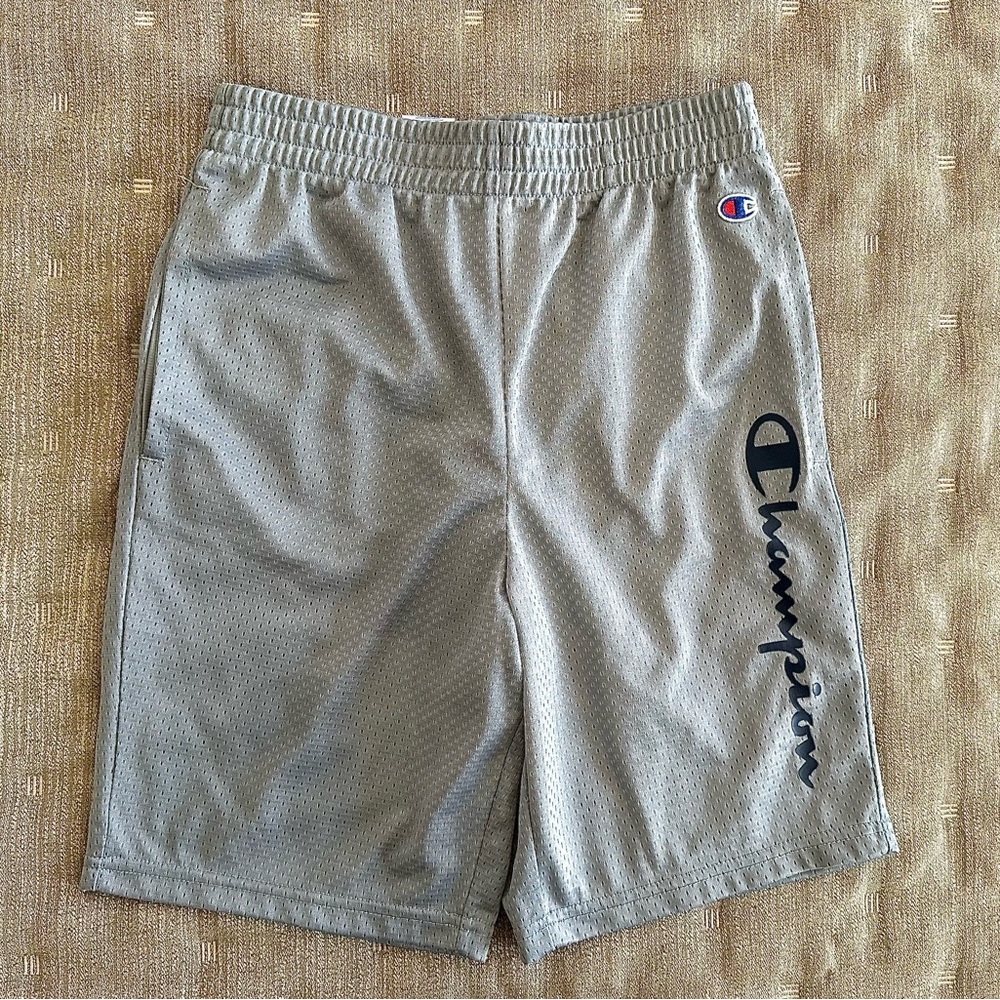 Champion Gray Athletic Shorts Size Large Lightweight Performance - Picture 6 of 7
